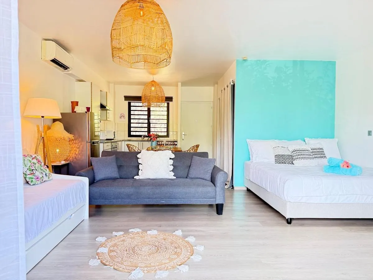 Charming Cozy Beachfront Studio With Parking And Wifi Bora Bora 0*,  Polinésia Francesa
