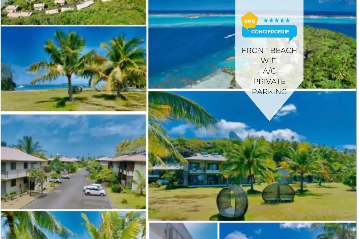 Apartment Charming Cozy Beachfront Studio With Parking And Wifi Bora Bora