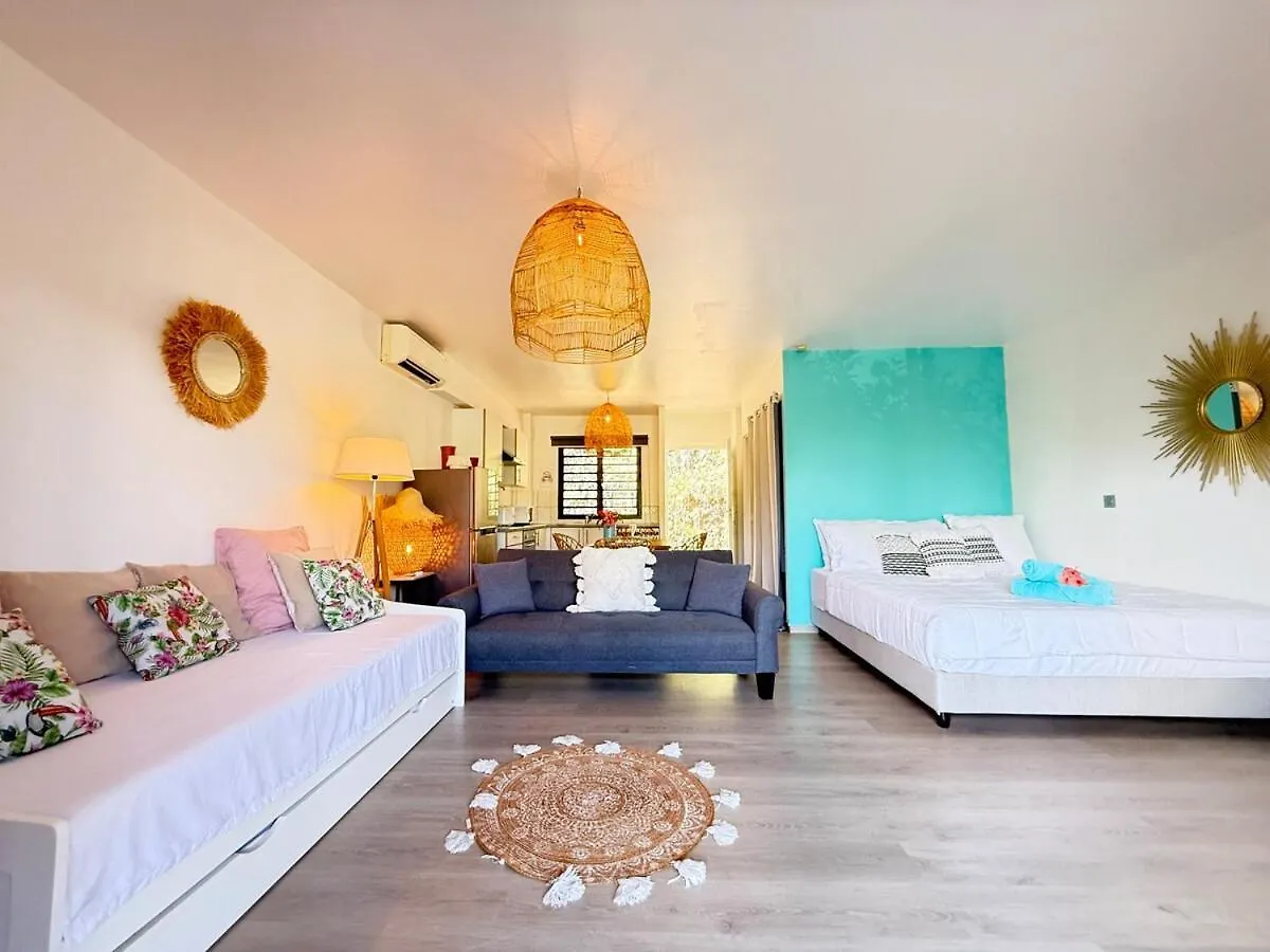 Charming Cozy Beachfront Studio With Parking And Wifi Bora Bora 0*,